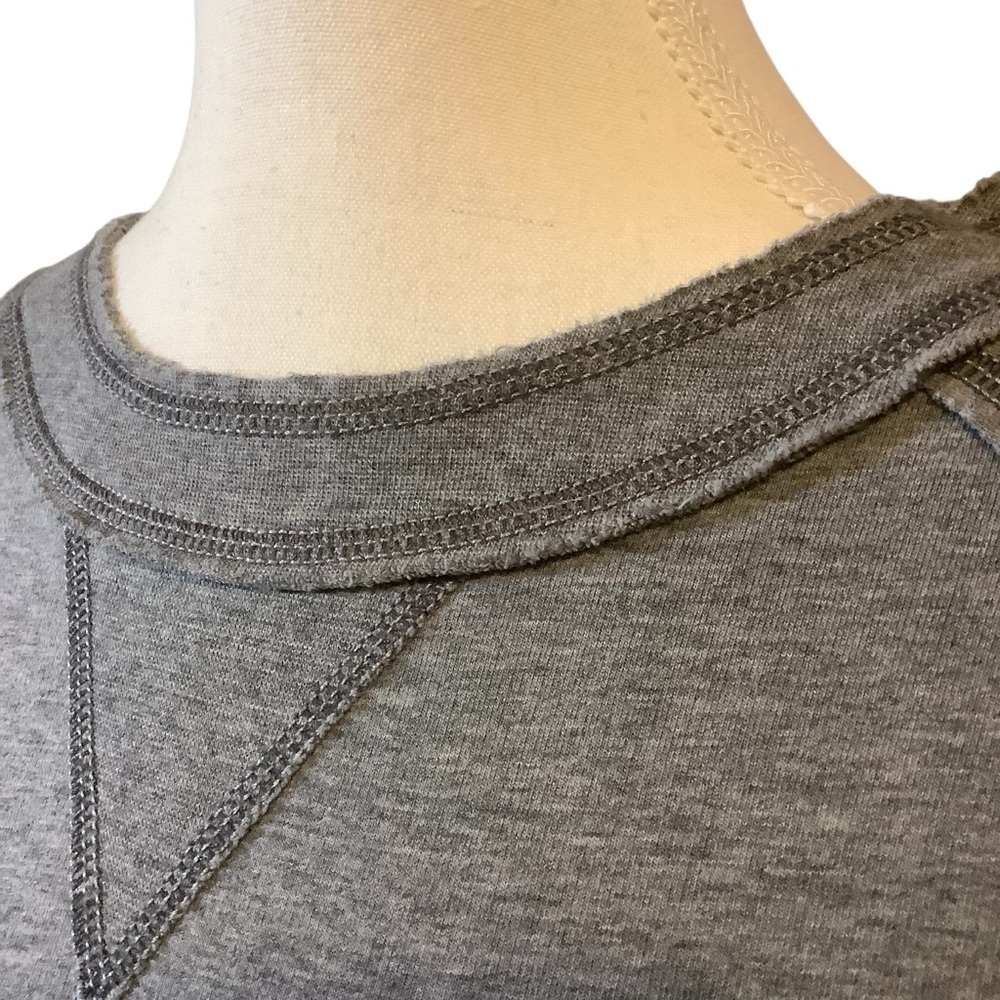 Napapijri Logo Sweatshirt Women’s Size S Grey Cotton Stretch Graphic Pullover - Picture 5 of 15